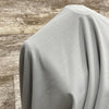 Techno Crepe / Light Grey | Sold by the half yard
