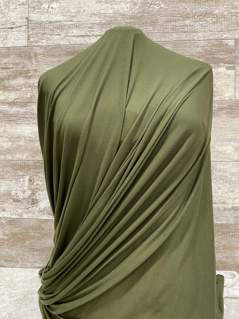 Powerbrush / DBP Warm Olive Solid | Sold by half yard